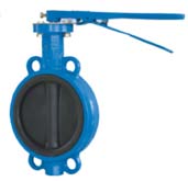 手柄全襯膠蝶閥