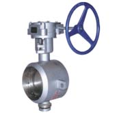 對焊式金屬硬密封蝶閥